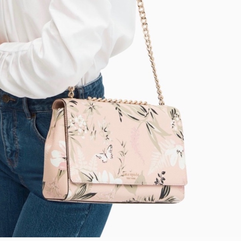 New Kate Spade Briar Lane Botanical Emelyn Bag
